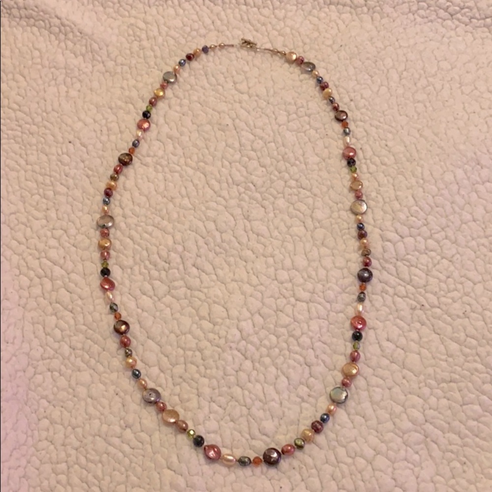 Long beaded necklace